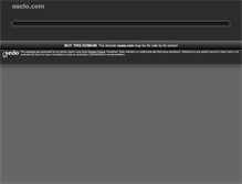 Tablet Screenshot of oselo.com